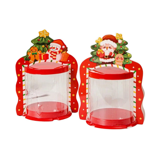 Caja Acetato Navidad Mini Cake x1und