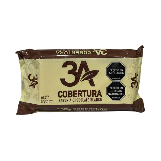 Cobertura Blanca Bloque 3A x500gr