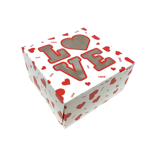 Caja Corazones Love 22x22x12cm